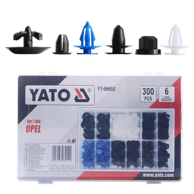 Produktbild von 300x YATO Halteclipsatz Innenraumverkleidung YT-06652 für OPEL