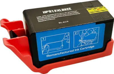 Produktbild von Kompatible Druckerpatrone für HP OfficeJet 8010 8020 als Ersatz für 912XL Schwarz - 825 Seiten - H-912XL-BKEE