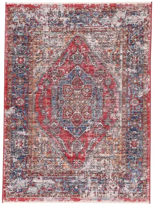 Produktbild von Vintage Teppich Phoenix 80x150 cm Rot