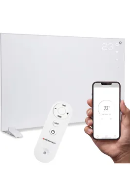 Obrázok produktu pre DREAM HEAT - Infračervený panel DH CC 360 360 Watt s diaľkovým ovládaním, úspora energie, dotykový panel, WIFI, ovládanie cez APP, funkcia TIMER, elektrický ohrievač, sálavý ohrievač, termostat, elektrický ohrievač, ohrievač, infračervený