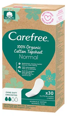 Produktbild von Carefree Slipeinlagen Organic Baumwolle Normal