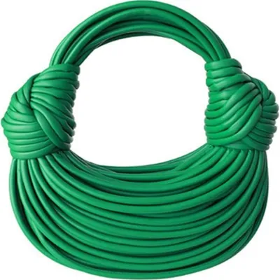 Produktbild von Kreative Damen Handtasche,Handgewebte Label Brottasche(gruen)Geldbörse,Umhängetasche,Nudeltasche,Achseltasche,Schulter Handtasche