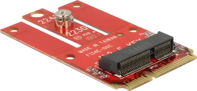 Produktbild von Adapter Mini PCIe > M.2 Key E Slot Delock