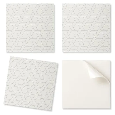 Productafbeelding van Zelfklevende vinyl keukentegels, geometrisch honingraatmotief, 20 x 20 x 20 cm