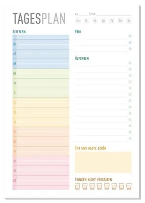 Image de Agenda quotidien A5 « paper&you » [Rainbow]