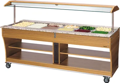 Produktbild von Bartscher Buffetwagen, warm, 6x 1/1 GN