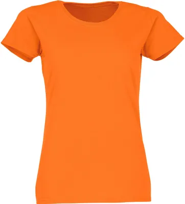 Produktbild von Fruit of the Loom Valueweight T Lady-Fit Farbe: orange Größe: L