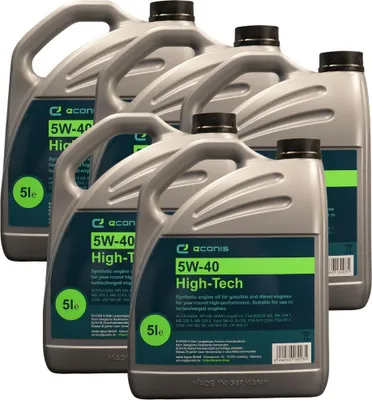 Produktbild von Motoröl Multipack 5x5 Liter 5W-40 A3/B4 SN ECANIS High-Tech synthetisch für PKW