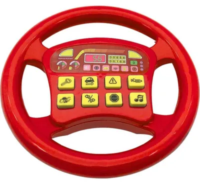 Image de Sons de volant de voiture interactifs Rouge