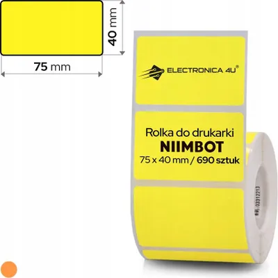 Immagine prodotto di Etichette autoadesive termiche per Niimbot K3 75x40 690 pezzi