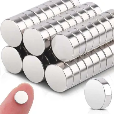 Obrázek produktu pro Silné neodymové magnety 6 x 2 mm, bílé, malá sada magnetů, 48 kusů