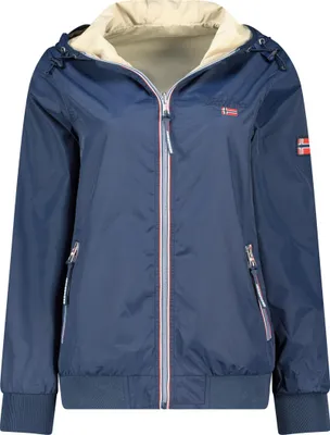 Produktbild von Geographical Norway Damen Relaxed Fit Jacke Windabweisend arrivial lady Navy M