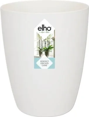 Obrázok produktu pre elho Brussels Orchid High, Kvetináč, Voľne stojace, Polypropylén (PP), Biela, Kolo, Vnútorný