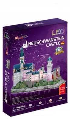 Obrázek produktu pro Cubic Fun 3D Hrad Neuschwanstein Logická Skládačka 128 Dílků