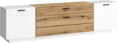 Produktbild von Lowboard Dalano TV-Unterschrank 202x40x49cm Weiß Evoke Eiche