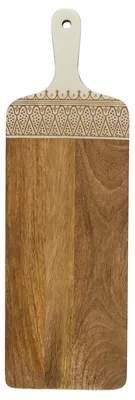Image de Planche de service en manguier Mira Orange 58 cm