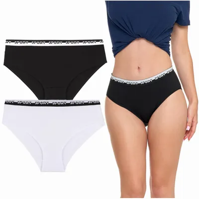 Immagine prodotto di Intimo femminile - Slip in cotone taglia XL - Slip da donna in cotone, confezione da 3 pezzi - Intimo sportivo da donna - Per donna