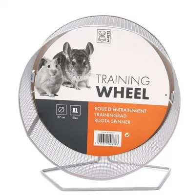 Produktbild von trainingsrad Hamster 13 cm stahlgrau