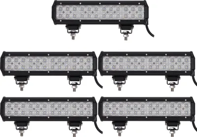 Obrázek produktu pro Greenmigo 5X 72W LED pracovní světlomet, bílý, 12 V, 24 V, reflektor, světelná lišta, pracovní světlomet, offroadová pracovní lampa pro traktor