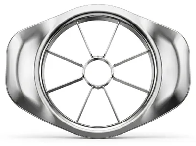 Image de Coupe-pommes - En acier inoxydable - Pour découper les pommes en 8 parts