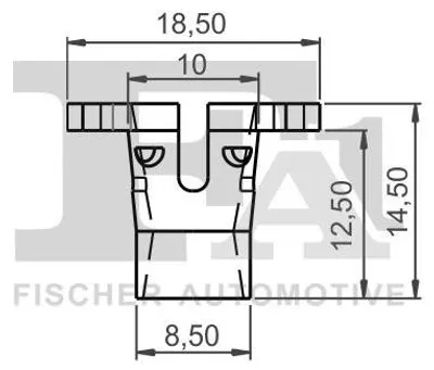 Obrázek produktu pro Klip Světlometu Audi, Seat, Skoda, Vw