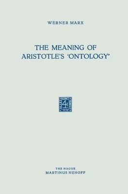 Obrázek produktu pro The Meaning of Aristotle's 'Ontology'