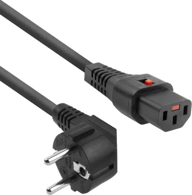 Obrázek produktu pro ACT AK5323, 2 m, CEE7/7, C13 rozdvojovač, H05VV-F, 250 V, 10 A