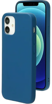 Produktbild von Mobiparts Silicone Cover, Cover, Apple, iPhone 12 Pro, iPhone 12, 15,5 cm (6.1"), Blau