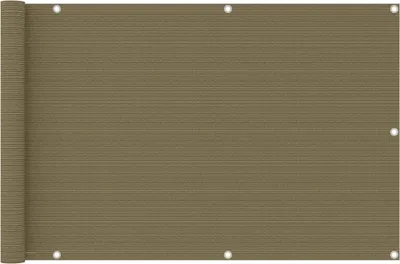 Obrázok produktu pre Balkónová markíza, sivohnedá 90x400 cm, HDPE