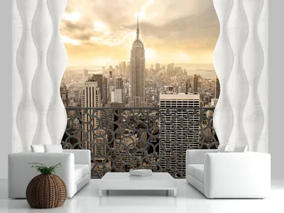 Produktbild von Vlies Fototapete 350x256 cm Tapeten Wandtapete XXL FESNTER STADT NEW YORK NYC d-A-0042-a-b