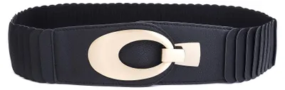 Produktbild von irisaa breiter Damen Gürtel Elastischer Taillengürtel, Hüftgürtel Stretch Gürtel mit Hakenverschluss