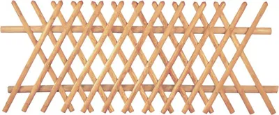 Produktbild von T&J Jägerzaun braun 250 x 100 cm Latten 55 mm, ohne Querriegel