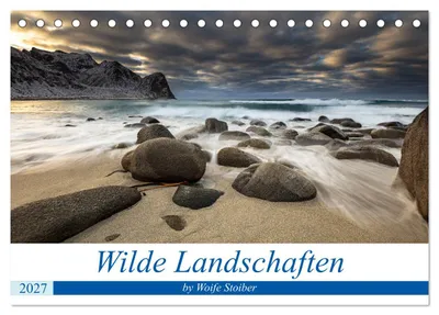 Produktbild von Wilde Landschaften (Tischkalender 2027 DIN A5 quer), CALVENDO Monatskalender