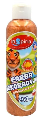Produktbild von Inspiria Dekorativfarbe Metallic Braun für Kunst 250ml
