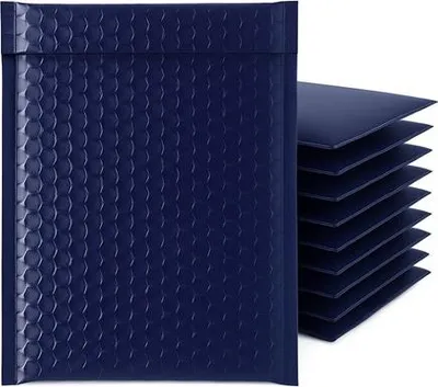 Obrázek produktu pro Poštovní bublinková obálka metalická 165x165 mm námořnická modrá - 100 kusů