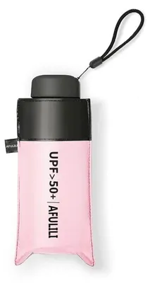 Produktbild von Regenschirm Kompakt UV Schutz Mini Regenschirm Pink Winddicht Leicht Tragbar Sonnenschirm Regenschirm