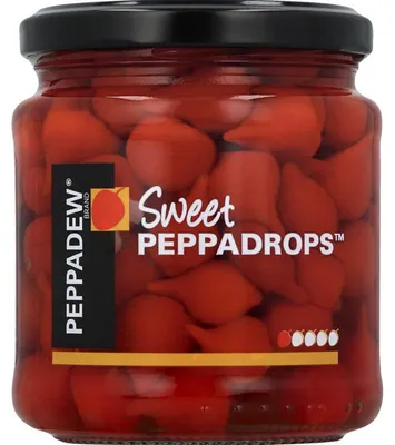 Obrázok produktu pre Peppadew Sweet Pepperdrops 260g – sladké, šťavnaté Peppadew papriky, jemné a aromatické