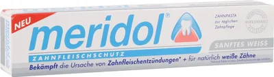 Produktbild von meridol Zahncreme sanftes weiß 75ml