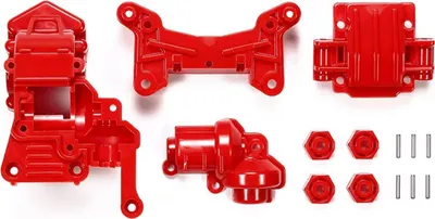 Produktbild von Tamiya 300050541 - TA01/02 Getriebegehäuse vorn Rot - Neu