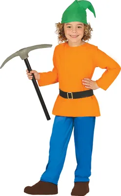 Produktbild von Märchen Zwerg Zauberhafte Kreaturen Karnevalskostüm Bunter Spaß Fantasievolle Abenteuer, Größe: 140/146 Farbe: Orange