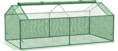Zdjęcie produktu dla Szklarnia foliowa Outsunny z oknem, szklarnia pomidorowa, inspekt 180 x 90 x 70 cm, zielona