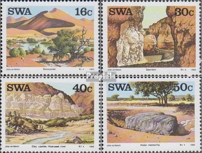 Produktbild von Briefmarken Namibia - Südwestafrika 1988 Mi 621-624 (kompl.Ausg.) FDC Sehenswürdigkeiten
