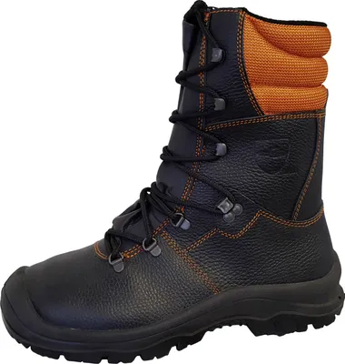 Produktbild von Forstschutz-Lederstiefel S2 schwarz-orange