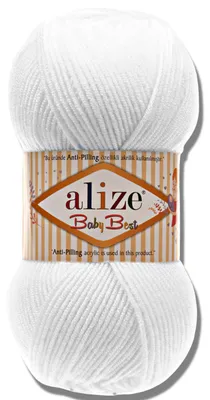 Produktbild von Alize 1x 100g Baby Best Wolle, Antipilling, Uni, Häkeln, Stricken (55)