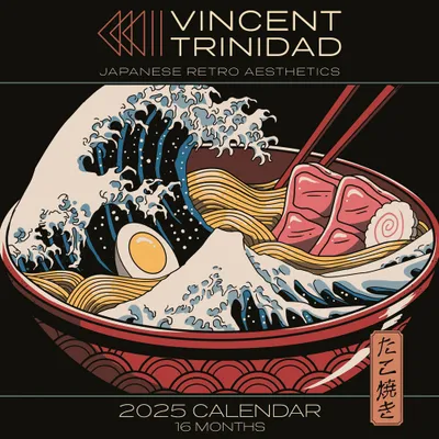 Productafbeelding van Vincent Trinidad 2025, kalender in brochurevorm, formaat 30x30 cm