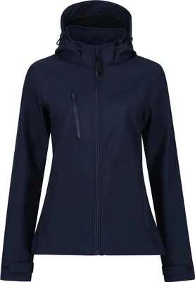 Immagine prodotto di Regatta Professional TRA702 | Donna Venturer Giacca Softshell con cappuccio stampabile a 3 strati - Farbe: Navy/Navy - Größe: 42 (16)