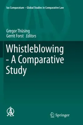 Produktbild von Whistleblowing - A Comparative Study