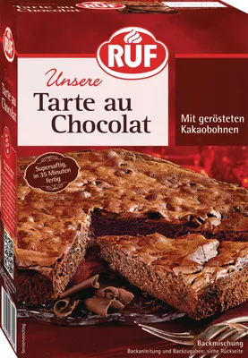Produktbild von RUF Tarte au Chocolat Backmischung