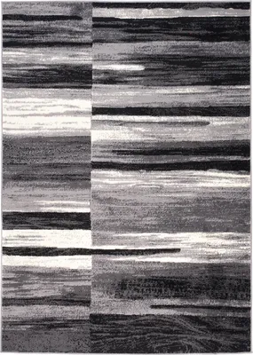 Image de Tapis DREAM Moderne Crème Gris Noir Salon  250 x 350 cm
