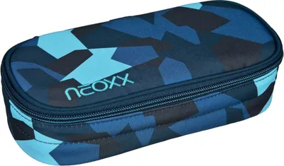 Produktbild von neoxx Schlampermäppchen Jump Pencil Case Camo Nation blau
